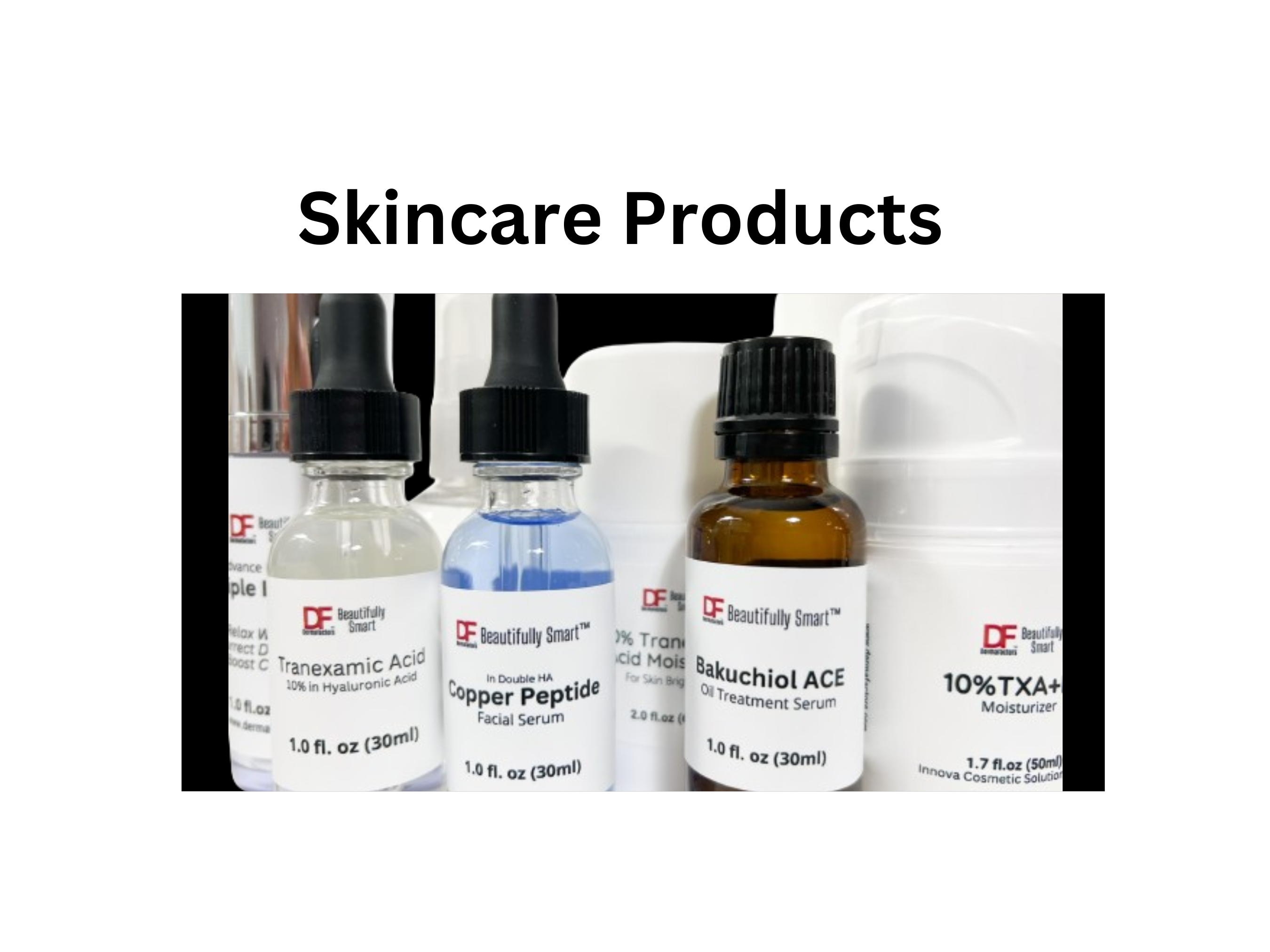Finished Products tagged "Skincare Products" Dermafactors