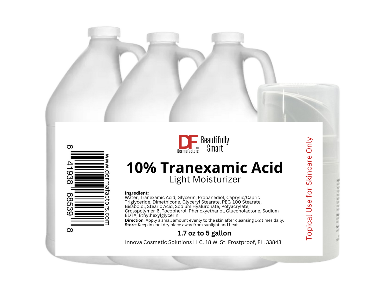 10% Tranexamic Acid Light Moisturizer, Bulk