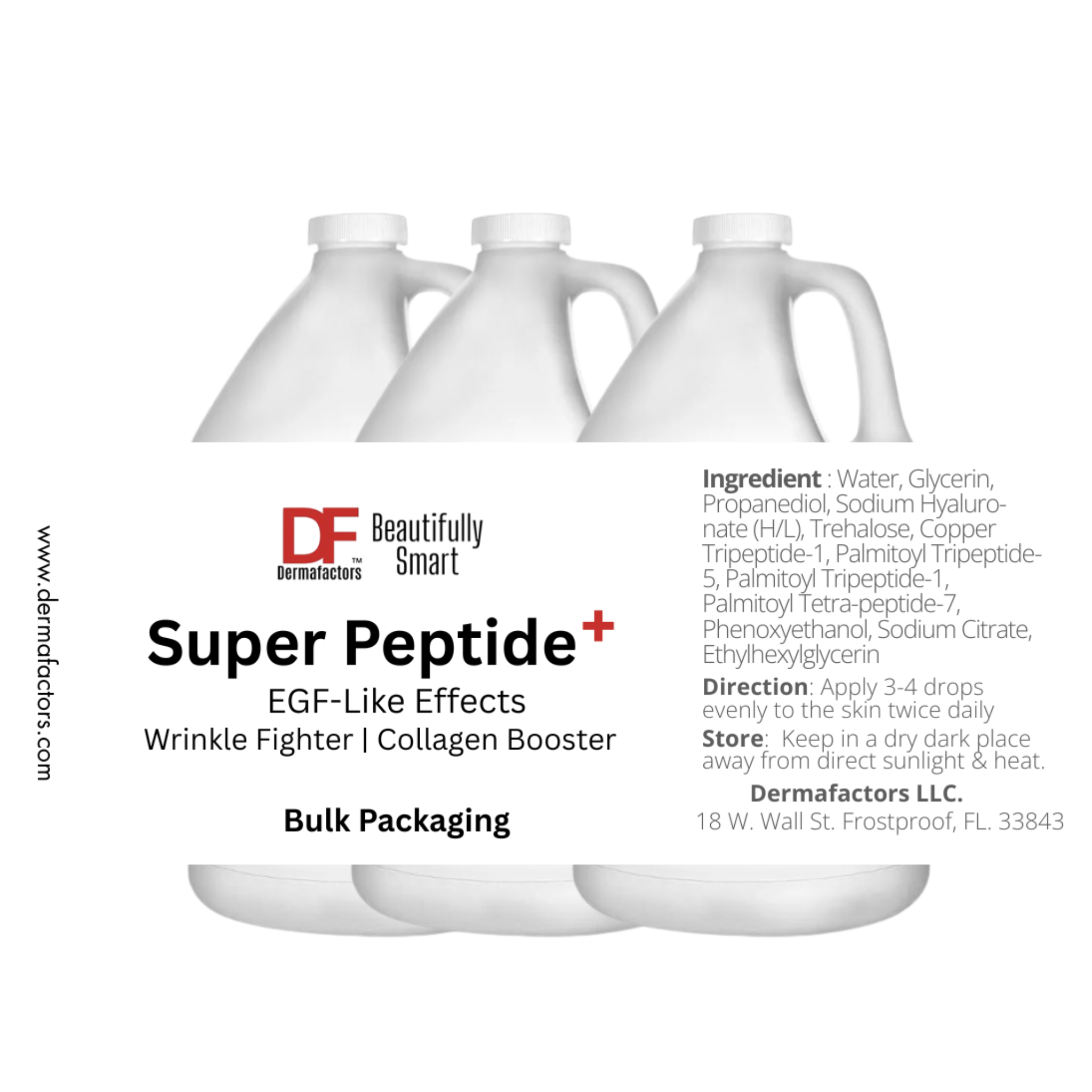 Super Peptides Plus in Double Hyaluronic Acid Serum - dermafactors