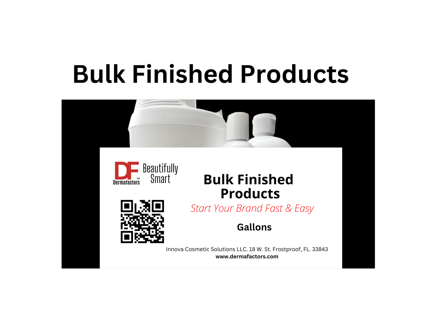 Bulk Finished Products